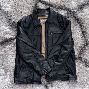 Wilson’s Black Leather Jacket